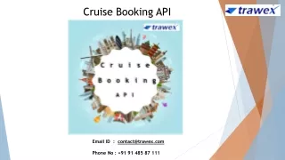 Cruise Booking API