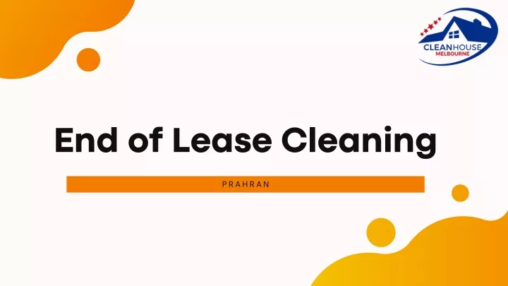 end of lease cleaning