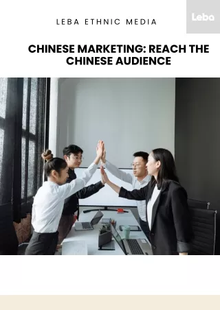 Chinese Marketing Reach the Chinese Audience