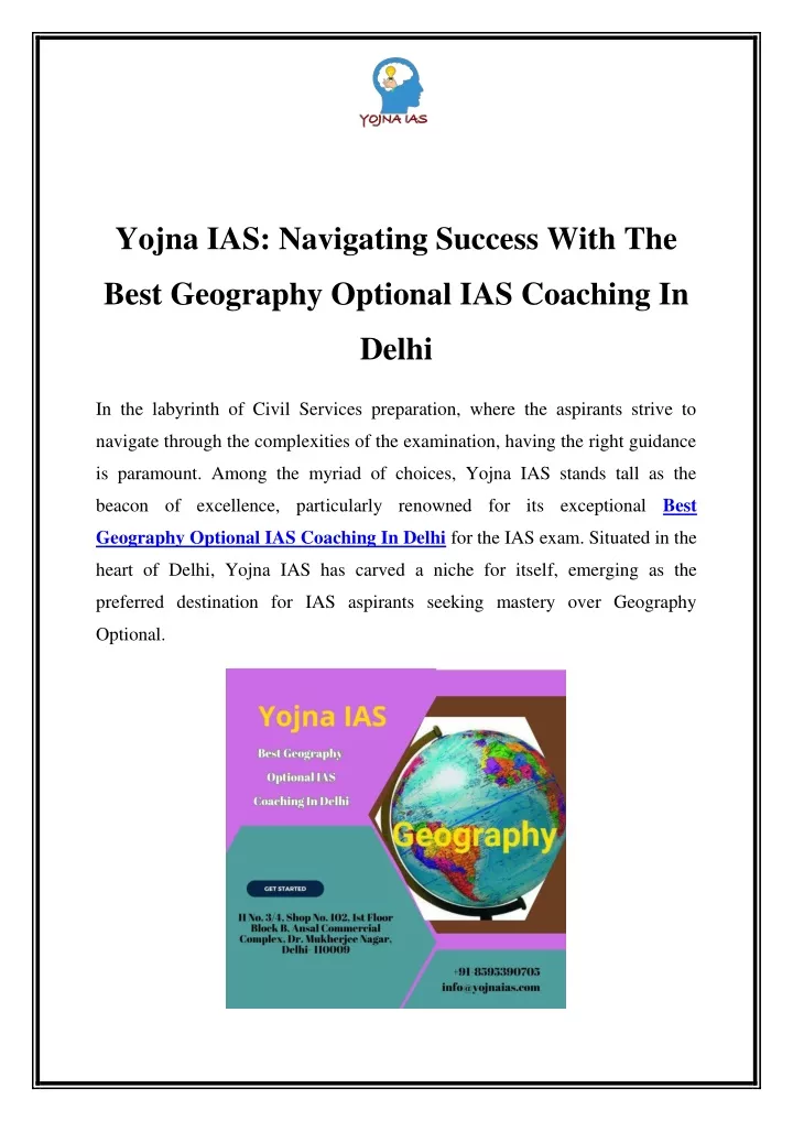 yojna ias navigating success with the