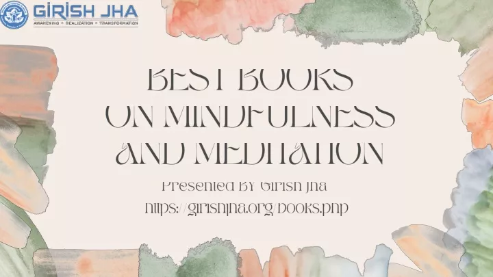best books on mindfulness and meditation
