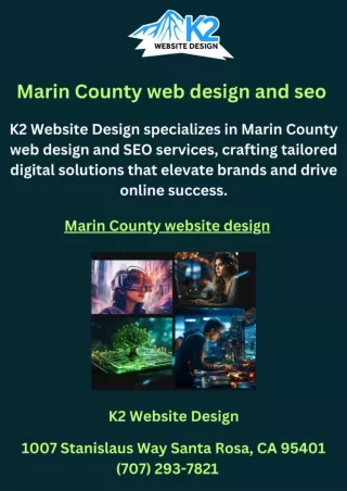Marin County web design and seo