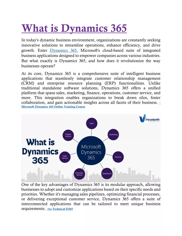 what is dynamics 365