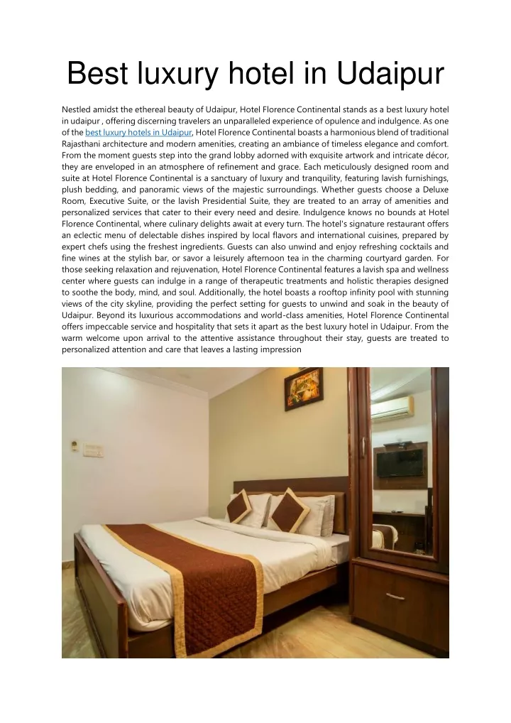 best luxury hotel in udaipur