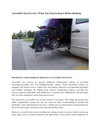 Accessible Taxi Services_ What You Need to Know Before Booking
