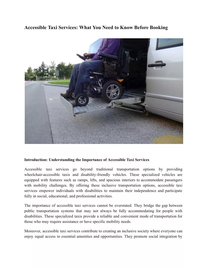accessible taxi services what you need to know