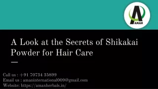 a look at the secrets of shikakai powder for hair care