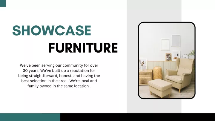 showcase furniture