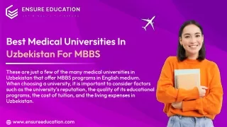 Best Medical Universities in Uzbekistan for MBBS