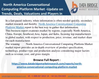 north america conversational computing platform