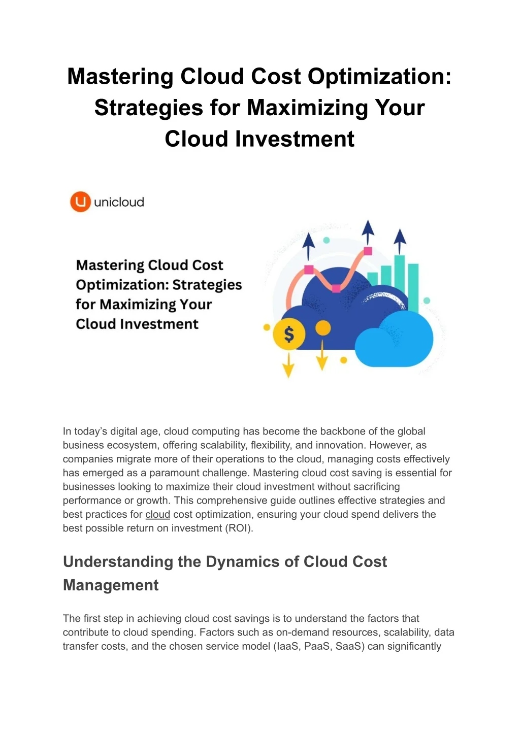 PPT - Mastering Cloud Cost Optimization PowerPoint Presentation, free ...