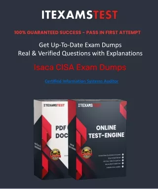 FREE Isaca CISA Exam Dumps [2024] All You Need to Pass with CISA Questions