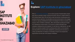 Explore SAP Institute in Ghaziabad
