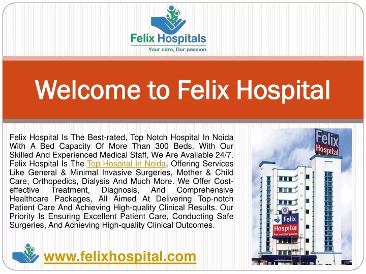welcome to felix hospital