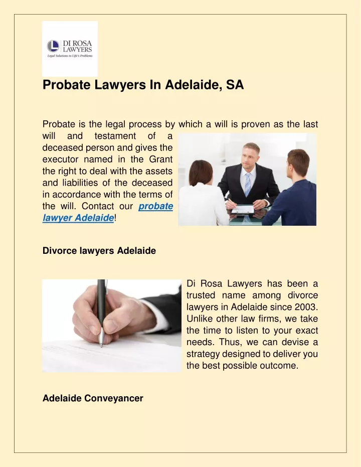 probate lawyers in adelaide sa