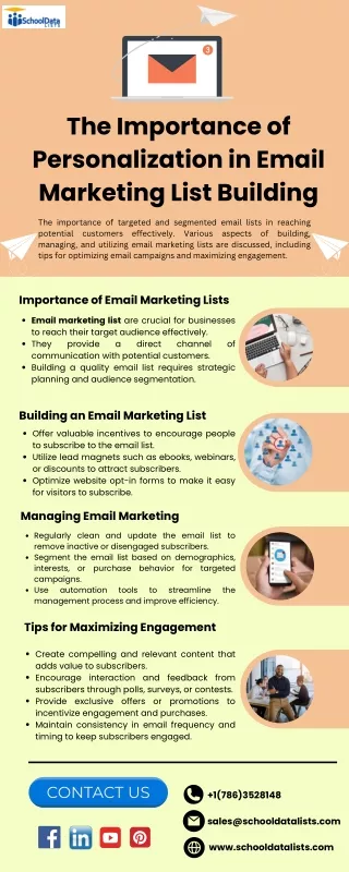 The Importance of Personalization in Email Marketing List Building