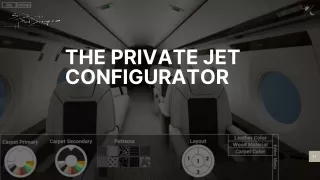 Explore Your Luxury Journey: Private Jet Configurator