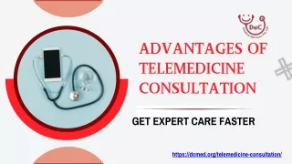 Advantages of Telemedicine Consultation
