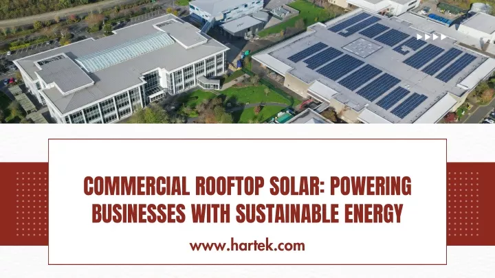 commercial rooftop solar powering businesses with