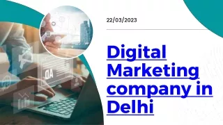 "Revolutionizing Brands: Leading Digital Marketing Company in Delhi"