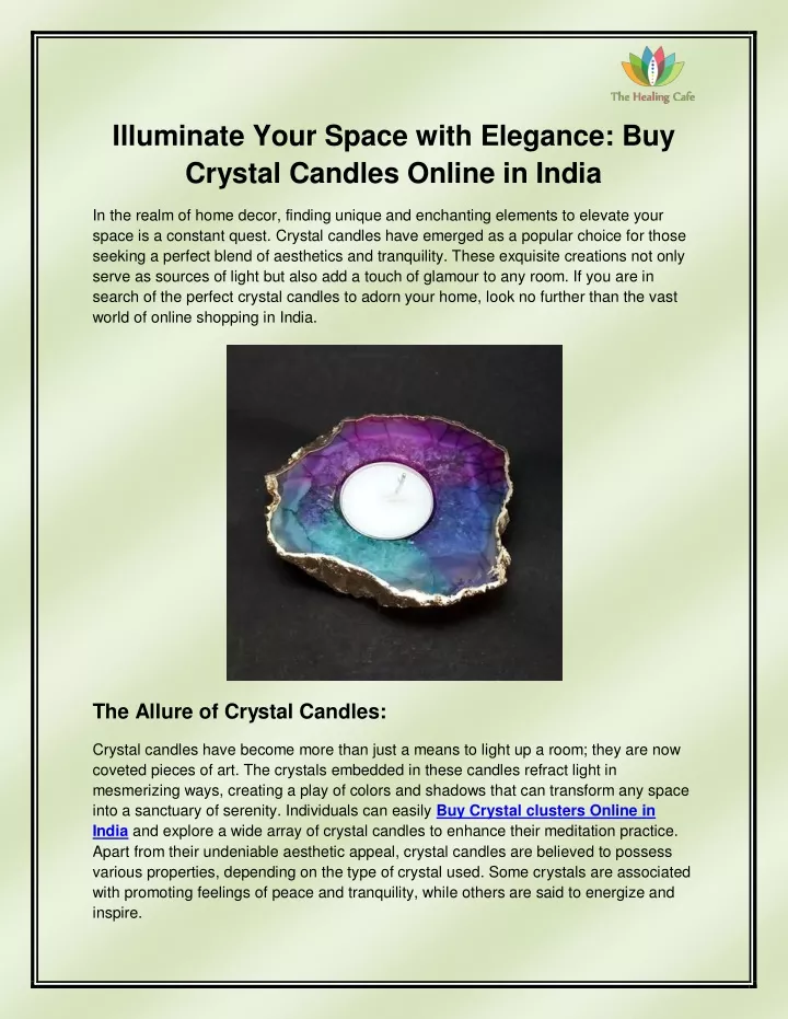 illuminate your space with elegance buy crystal