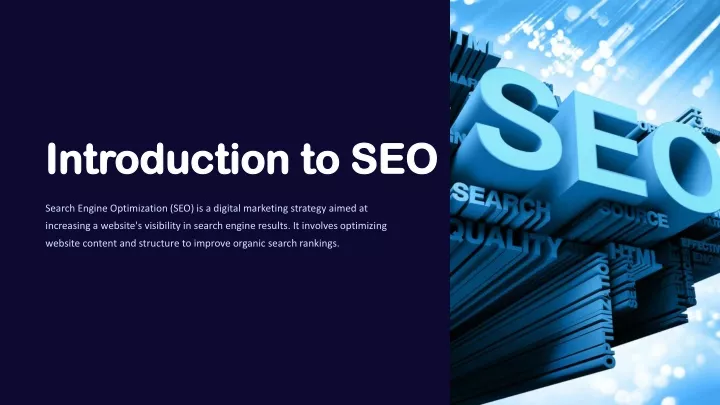 introduction to seo