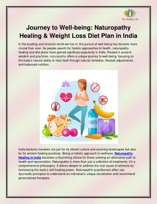 Naturopathy Healing in India