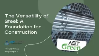 the versatility of steel a foundation