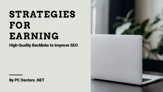 Strategies for Earning High-Quality Backlinks to Improve SEO