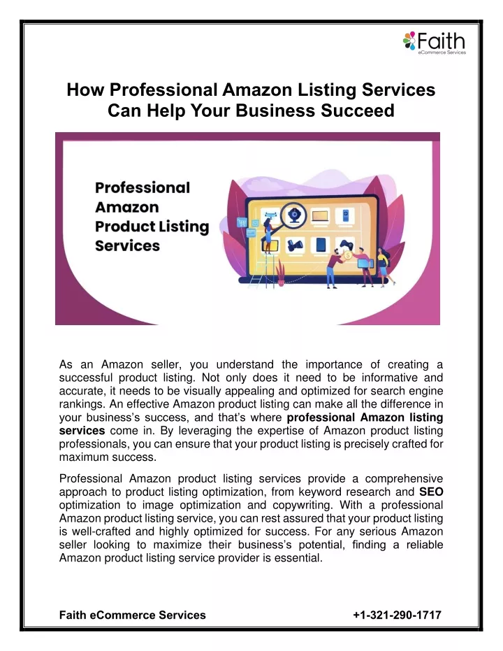 how professional amazon listing services can help