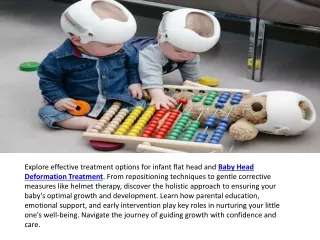 Guiding Growth Effective Baby Skull Deformation Treatment Insights
