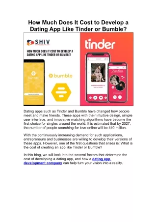 Key Features of Dating App: An Insightful Blog