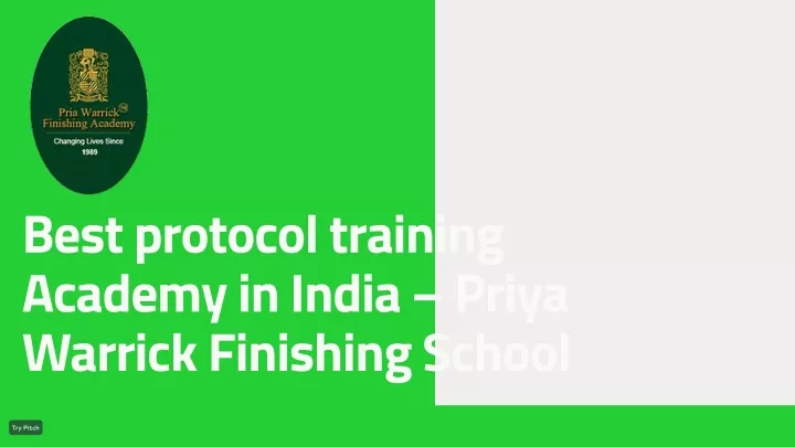 best protocol training academy in india priya