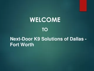 welcome to