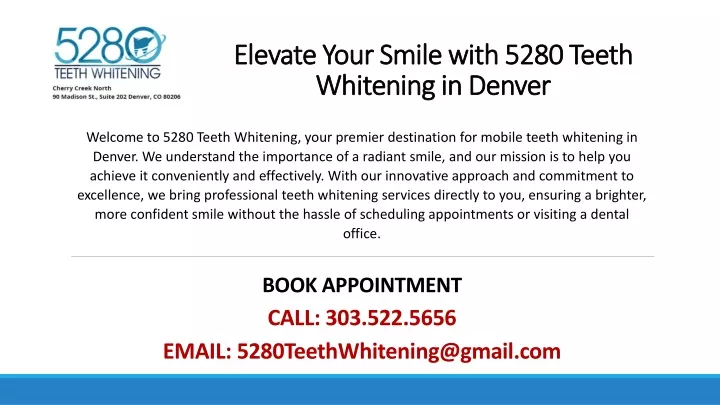 elevate your smile with 5280 teeth whitening in denver