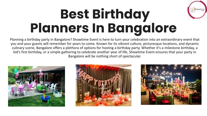 best birthday planners in bangalore