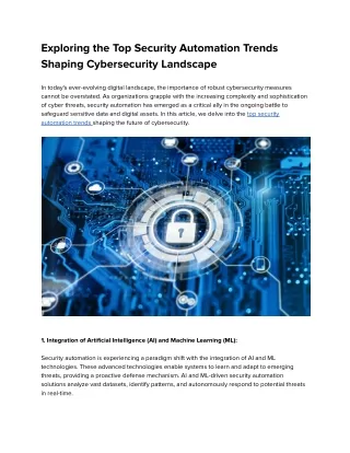Exploring the Top Security Automation Trends Shaping Cybersecurity Landscape (6)