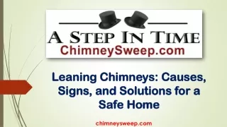 Leaning Chimneys: Causes, Signs, and Solutions for a Safe Home
