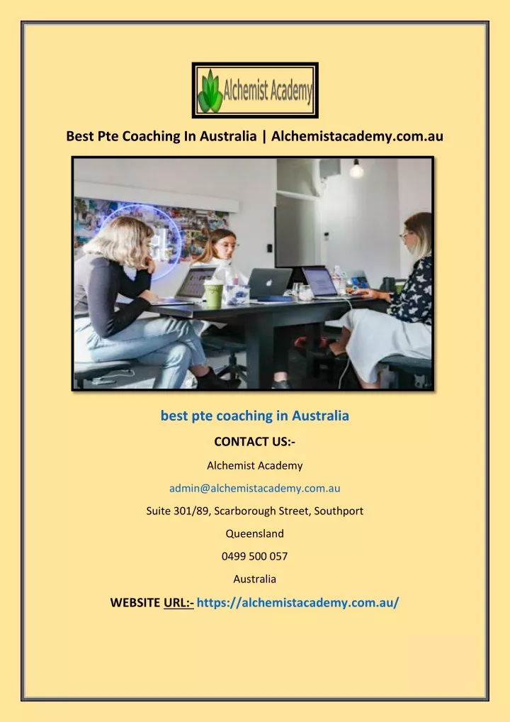 best pte coaching in australia alchemistacademy