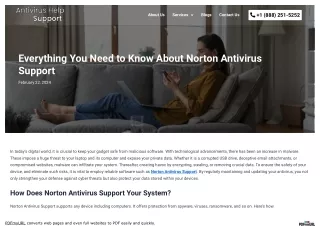 Everything You Need to Know About Norton Antivirus Support