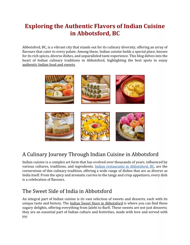exploring the authentic flavors of indian cuisine