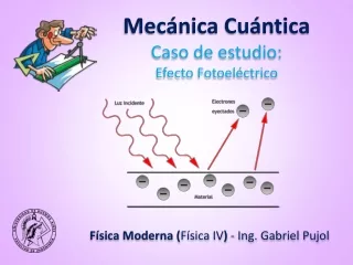 ESTUDIO DE CASOS - Mecánica Cuántica (02) - Efecto Fotoeléctrico