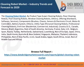 cleaning robot market industry trends