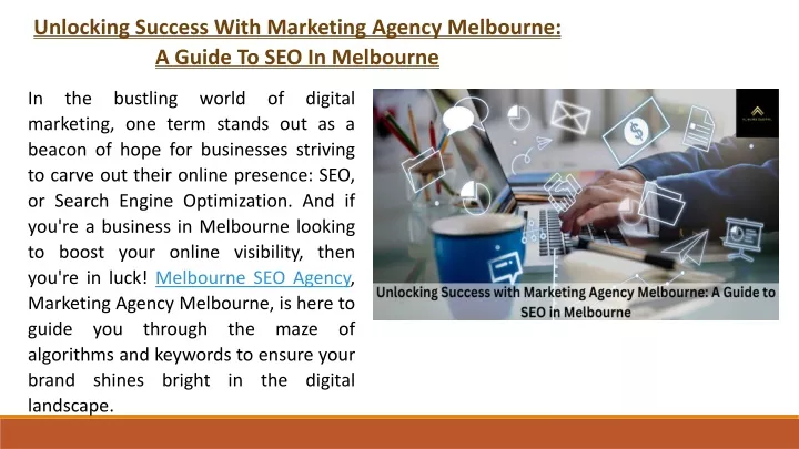 unlocking success with marketing agency melbourne