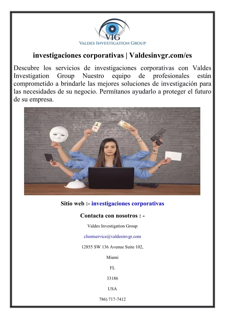 investigaciones corporativas valdesinvgr com es