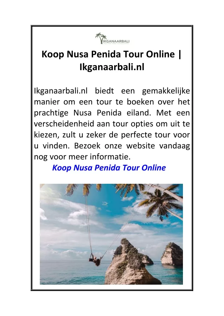 koop nusa penida tour online ikganaarbali nl