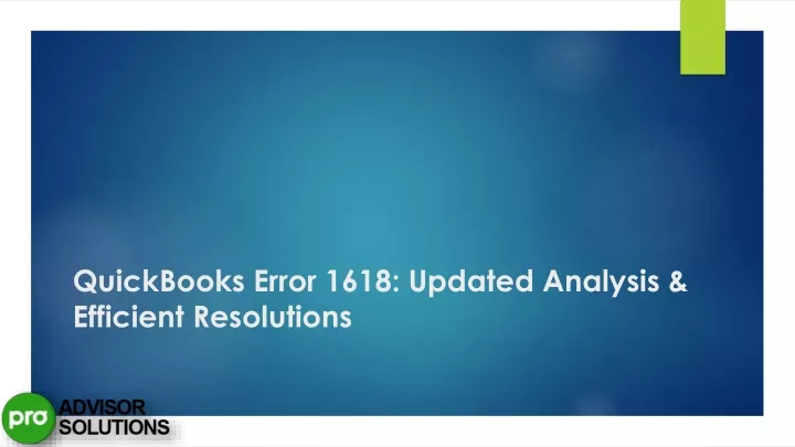 quickbooks error 1618 updated analysis efficient
