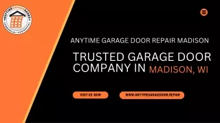 Anytime Garage Door Repair Madison