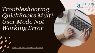 troubleshooting quickbooks multi user mode