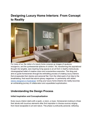 Designing Luxury Home Interiors_ From Concept to Reality